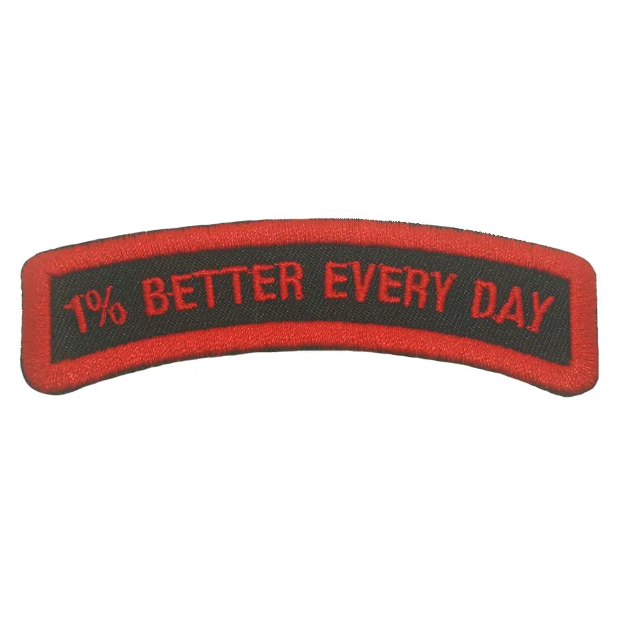 1% BETTER EVERY DAY TAB - BLACK RED