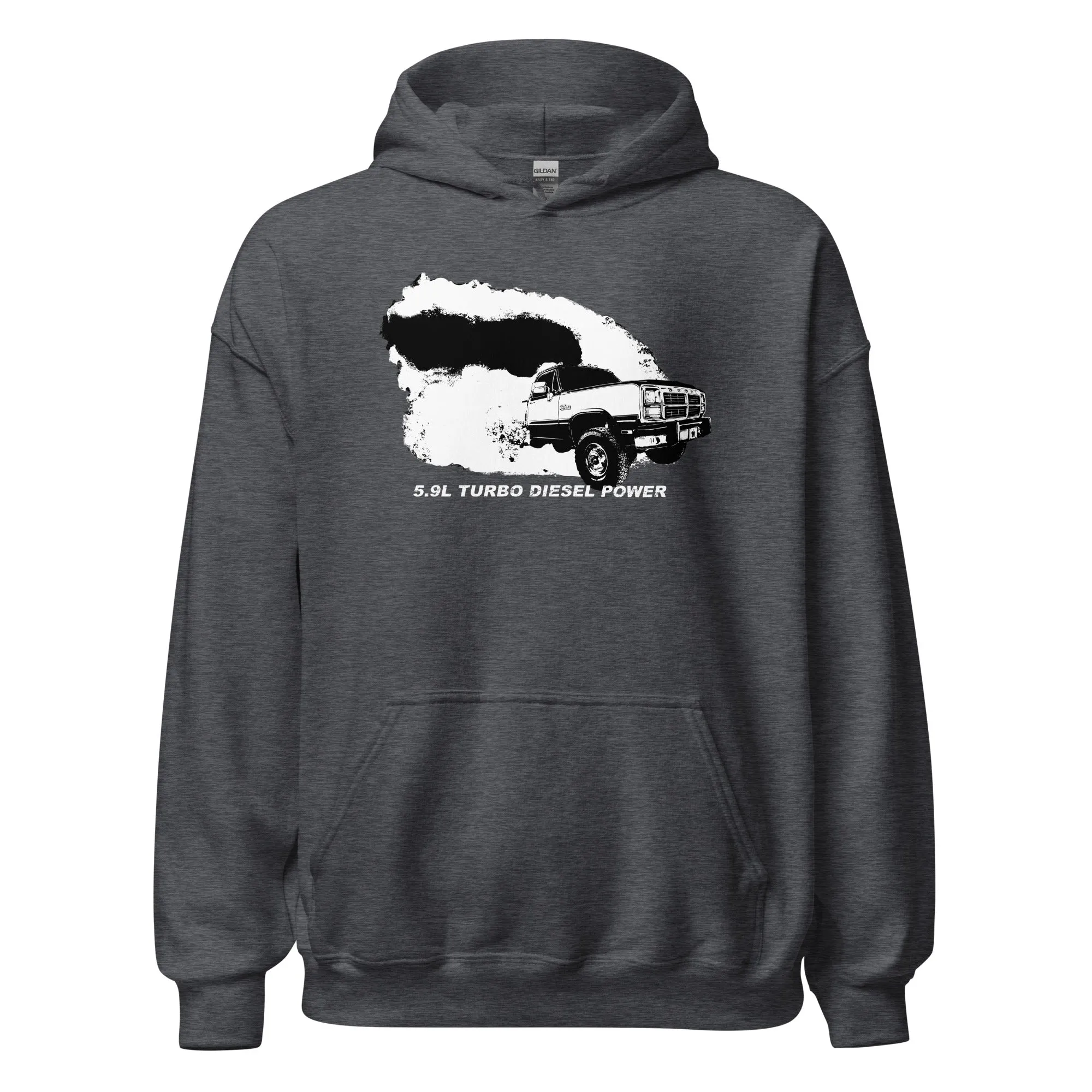 1st Gen Truck Hoodie 12v Diesel Burnout Rolling Coal Sweatshirt