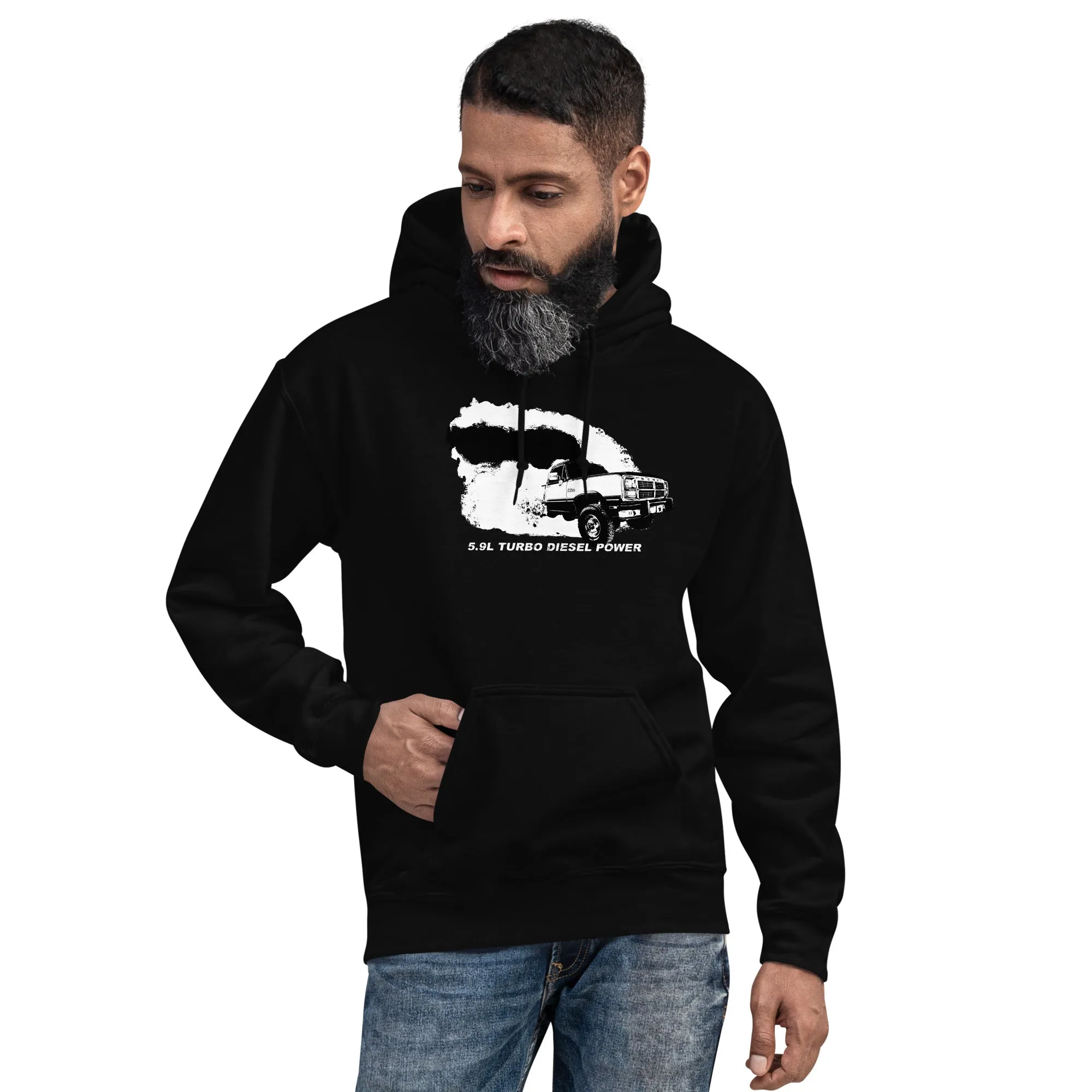 1st Gen Truck Hoodie 12v Diesel Burnout Rolling Coal Sweatshirt