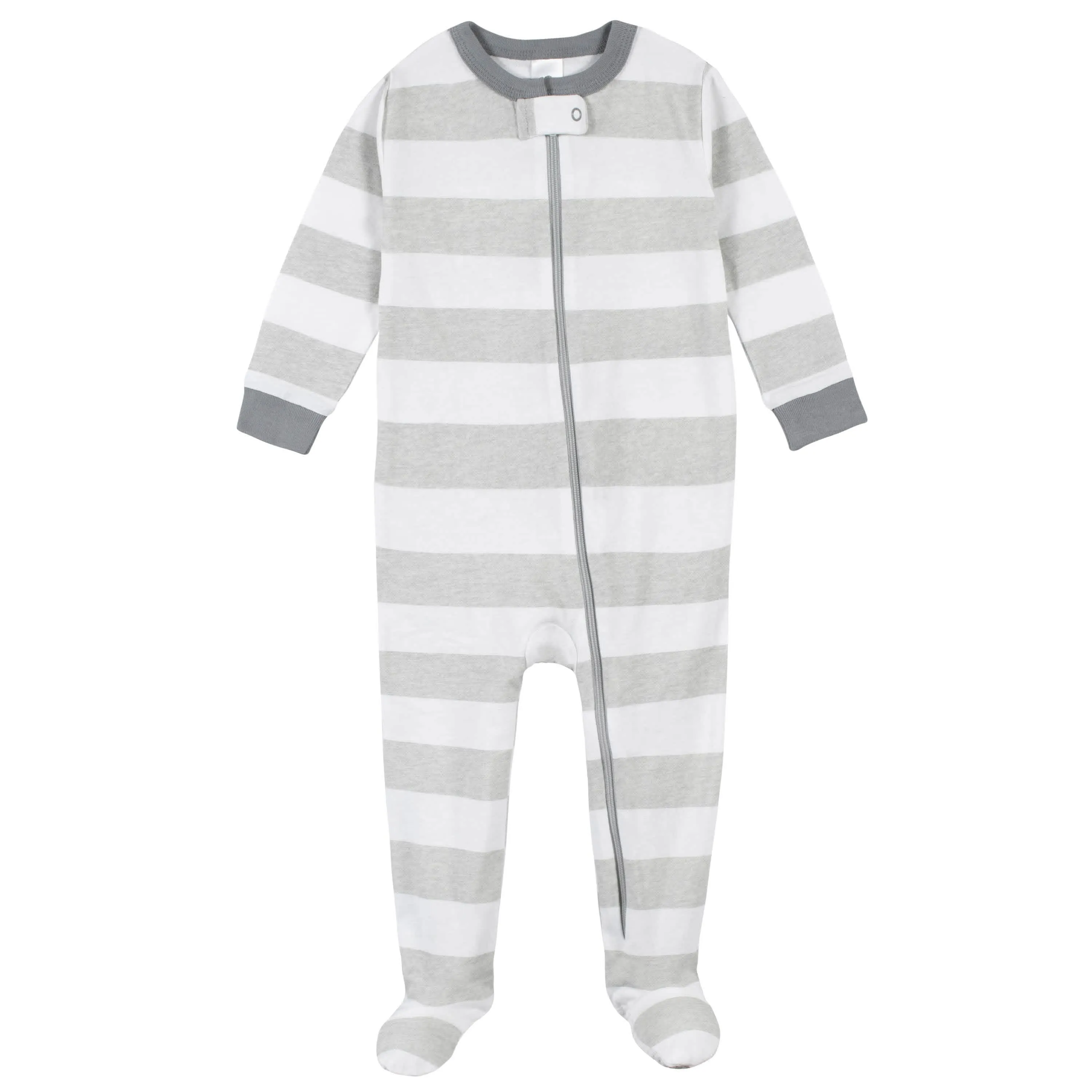 2-Pack Boys Wild Snug Fit Footed Cotton Pajamas