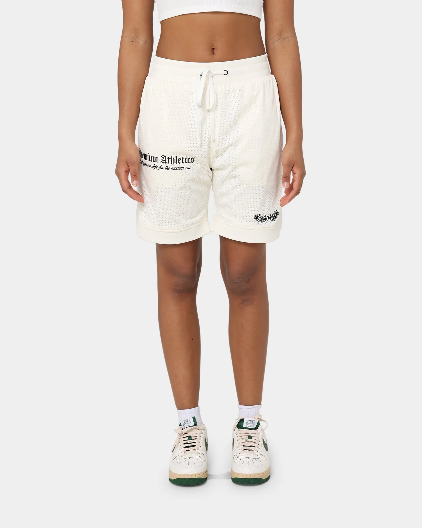 404 Premium Athletics Basketball Shorts Off White