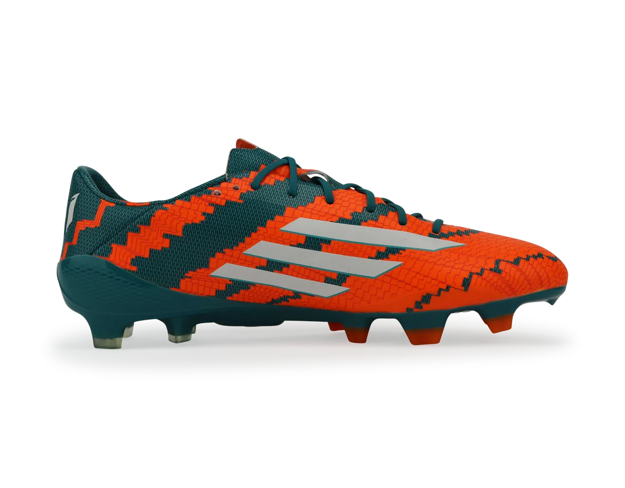 adidas Men's Messi 10.1 FG Power Teal/White/Solar Orange