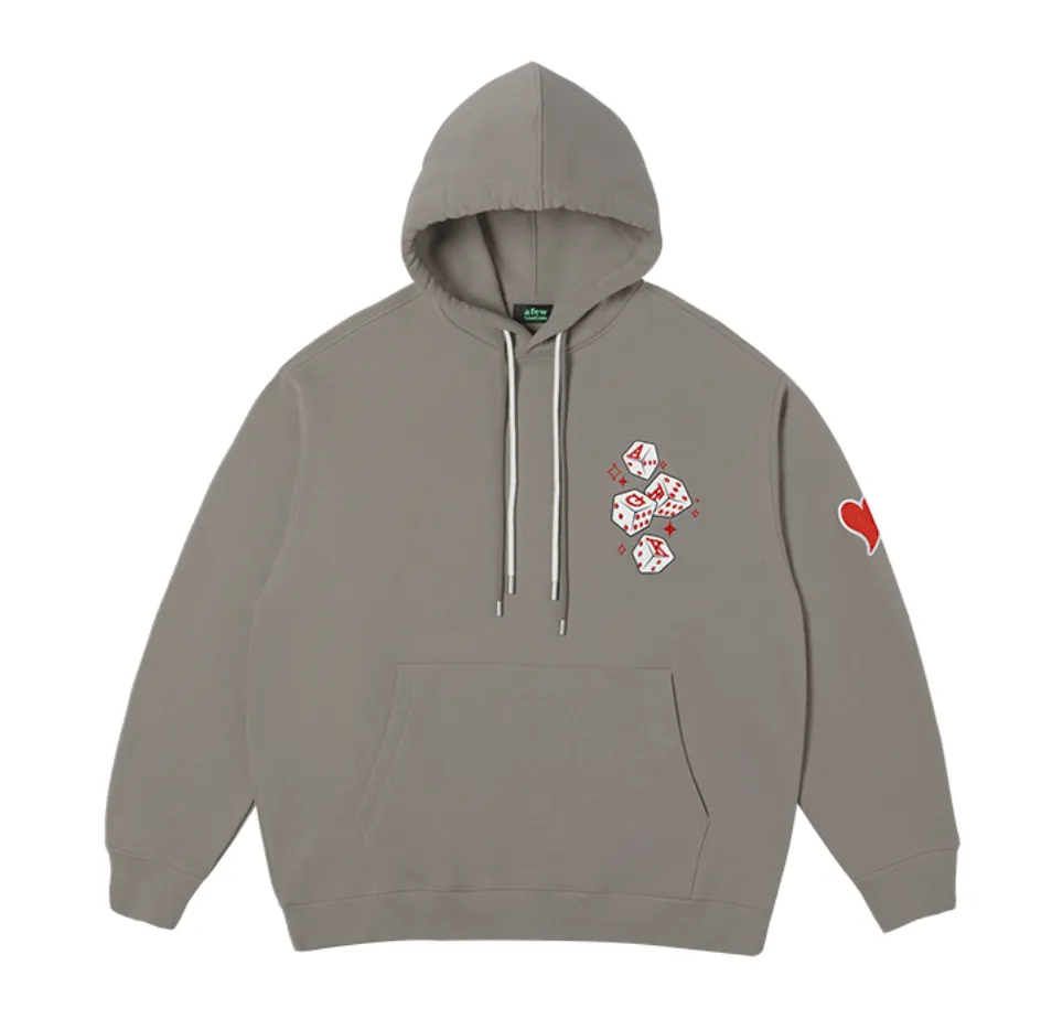 AFGK Lucky Dice Hoodie grey