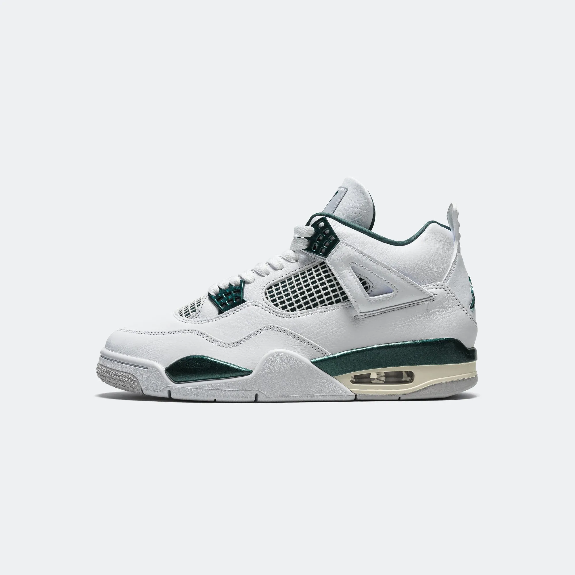 Air Jordan 4 Retro - White/Oxidized Green-White-Neutral Grey