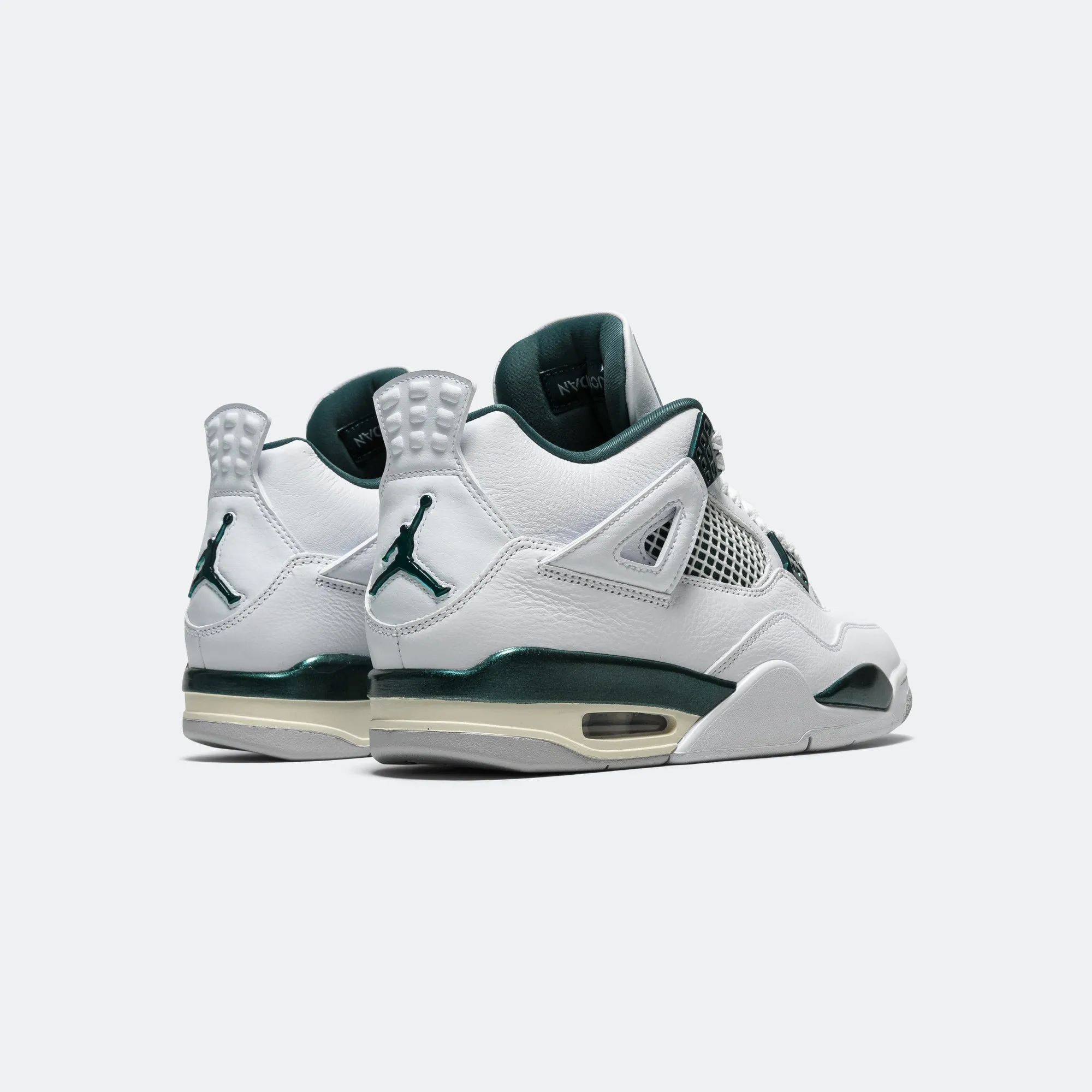 Air Jordan 4 Retro - White/Oxidized Green-White-Neutral Grey