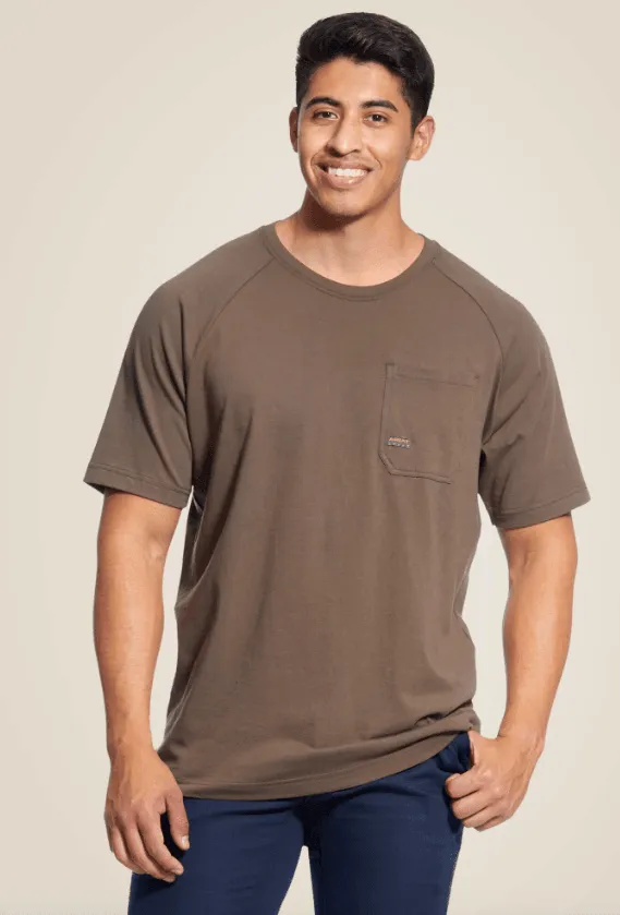 Ariat Men's Moss Rebar Cotton Strong Short Sleeve Tee 10025375