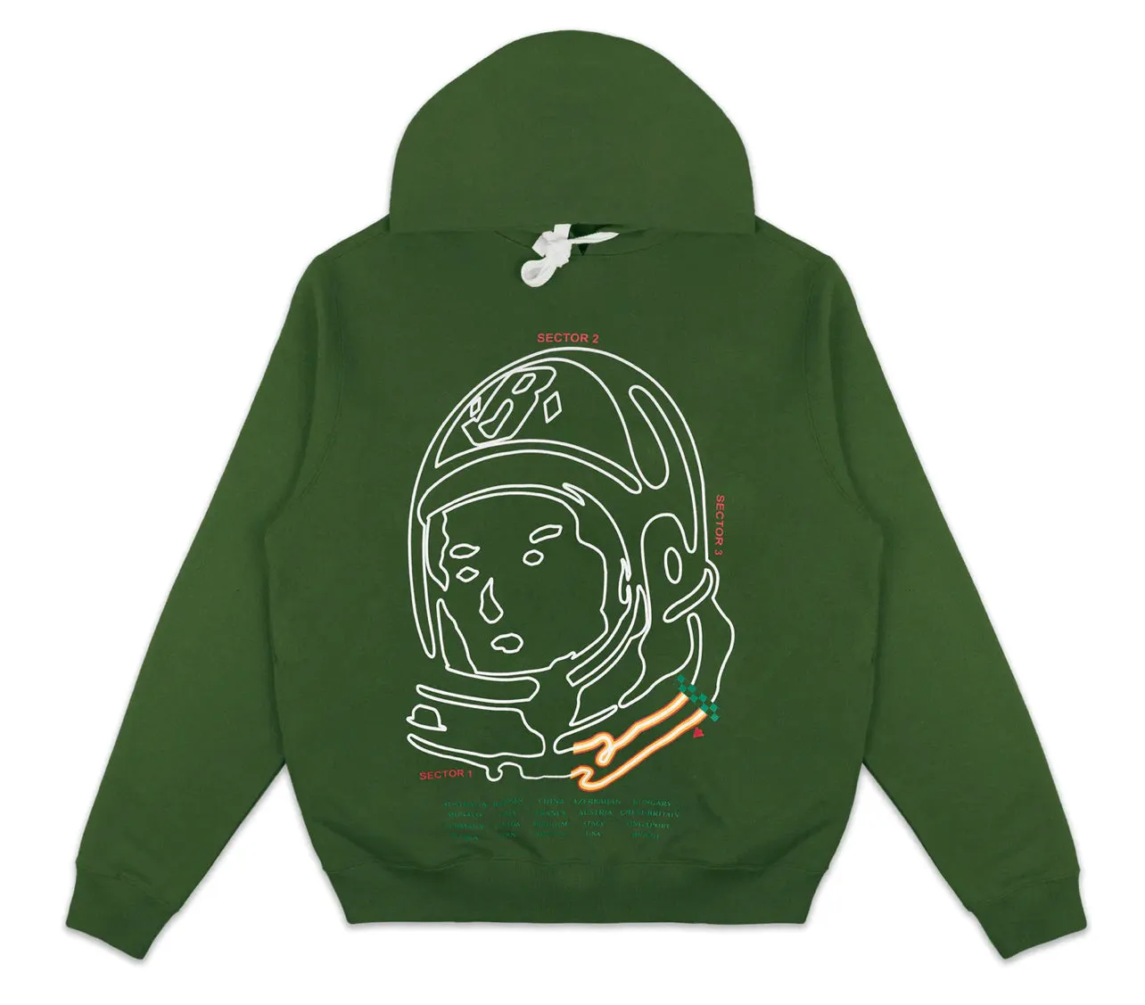 BBC "TRIALS" HOODIE GREEN