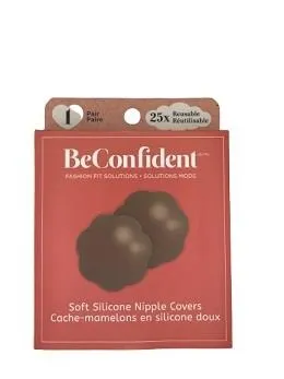 Be Confident Silicone Nipple Covers - Dark Tone