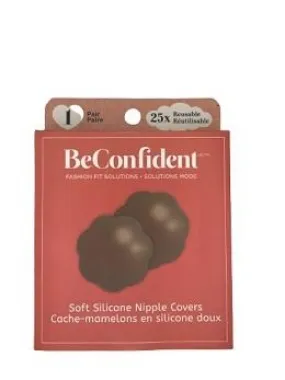 Be Confident Silicone Nipple Covers - Dark Tone