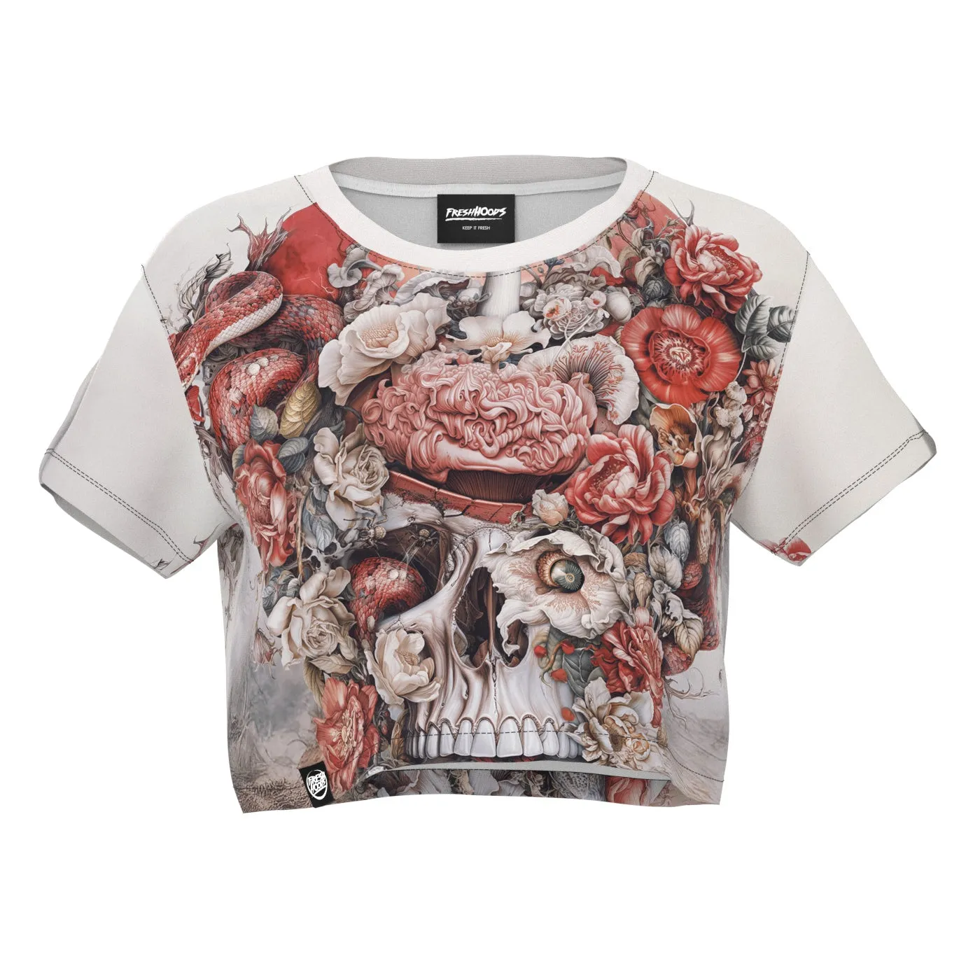 Bloom of Mortality Crop Top