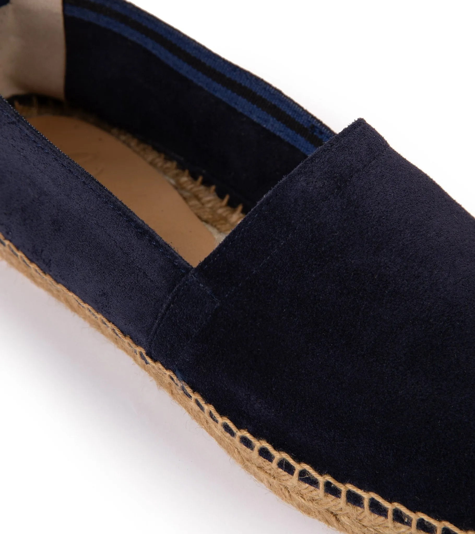 Castañer Pablo Suede Espadrille: Navy