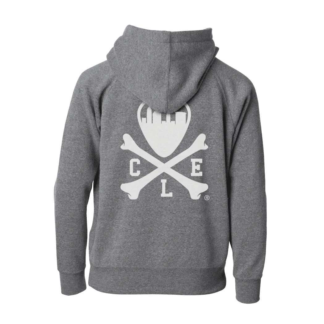 CLE Logo Full-Zip Hoodie - Toddler - Grey