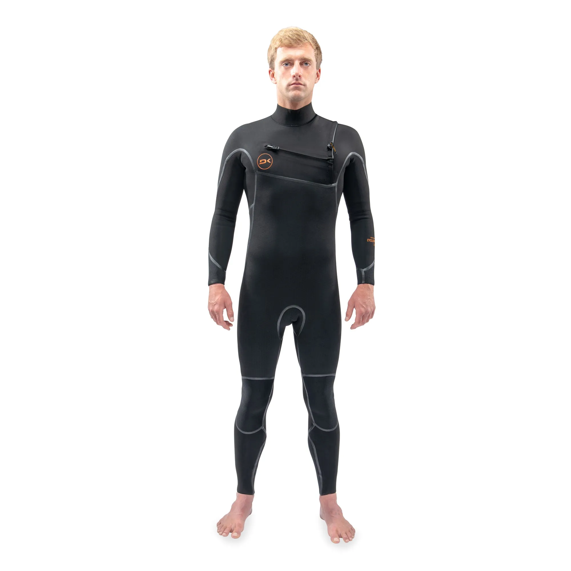 Cyclone Chest Zip Full Wetsuit 3/2mm - Men's