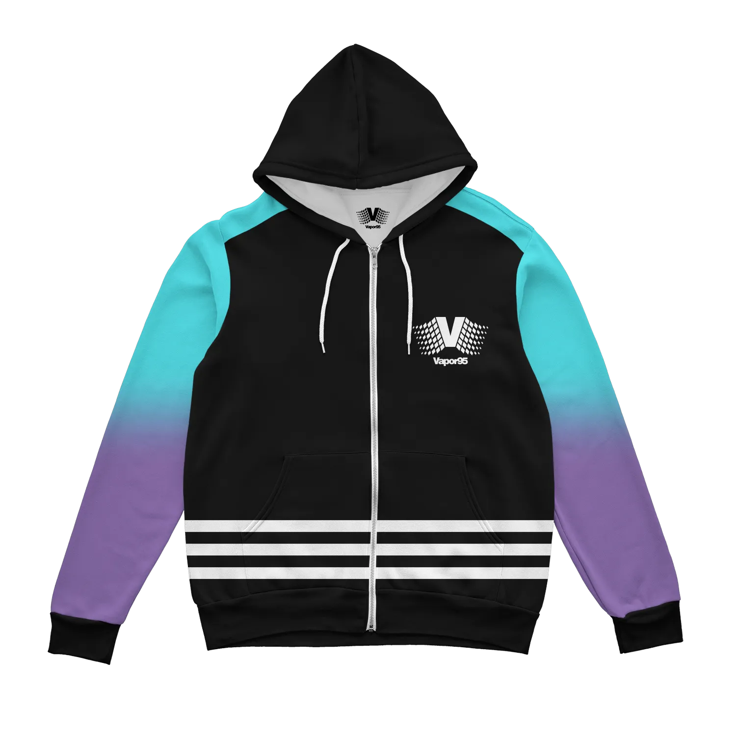 Dark Tropics Zip Up Hoodie