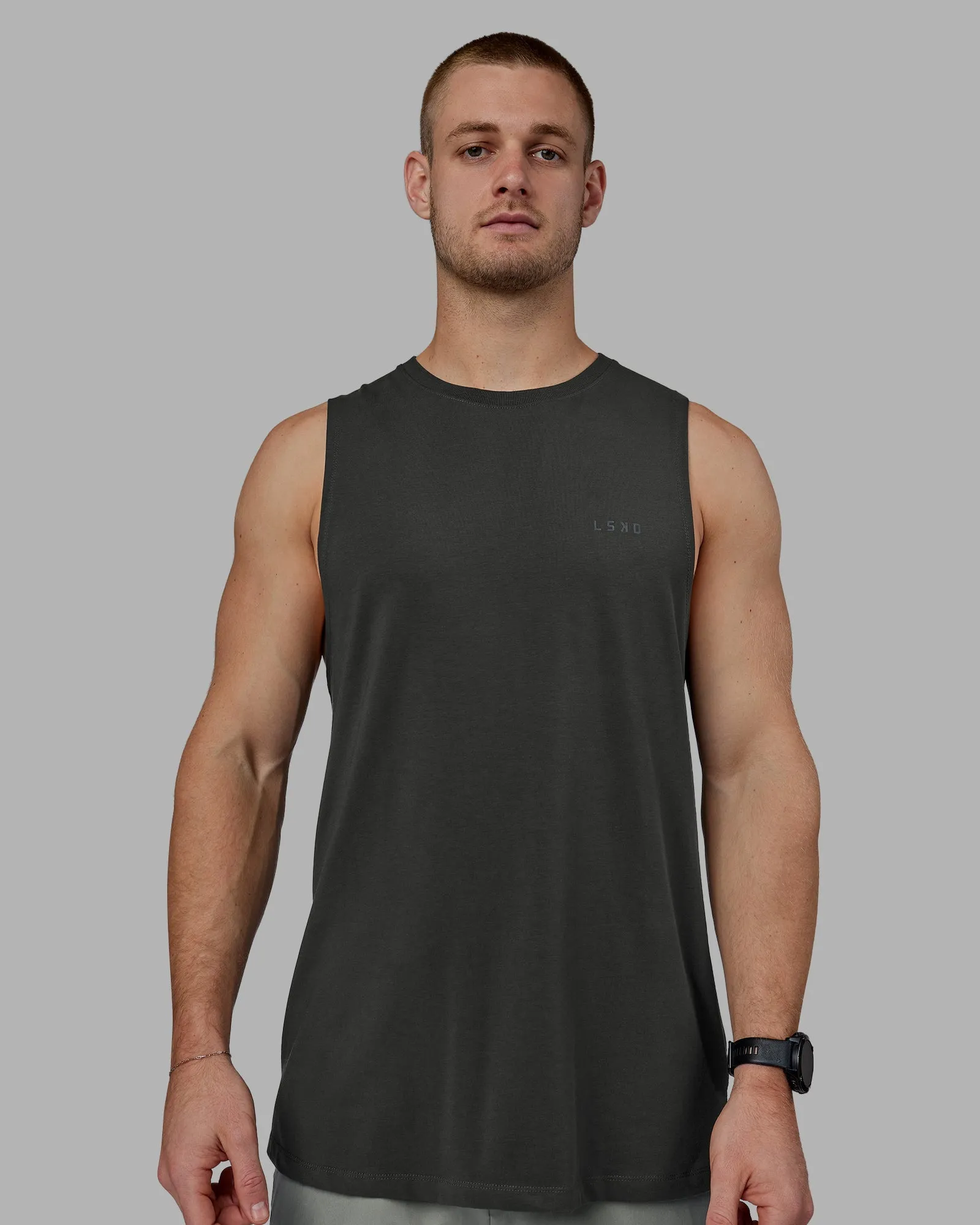 Deluxe PimaFLX Tank - Pirate Black