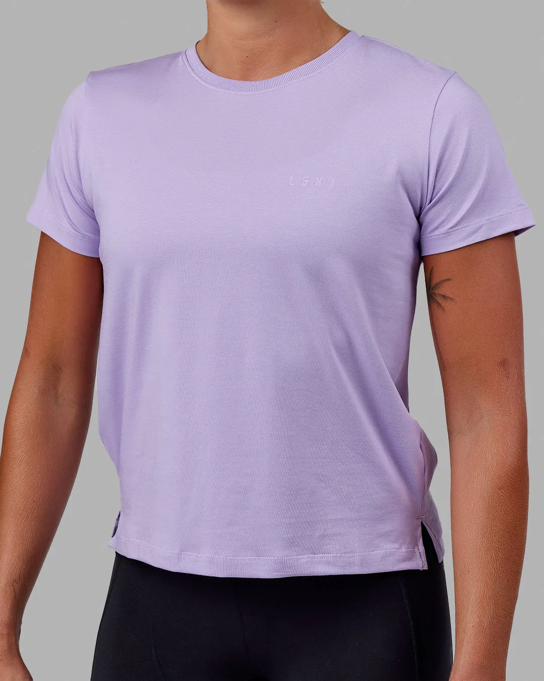 Deluxe PimaFLX Tee - Pale Lilac