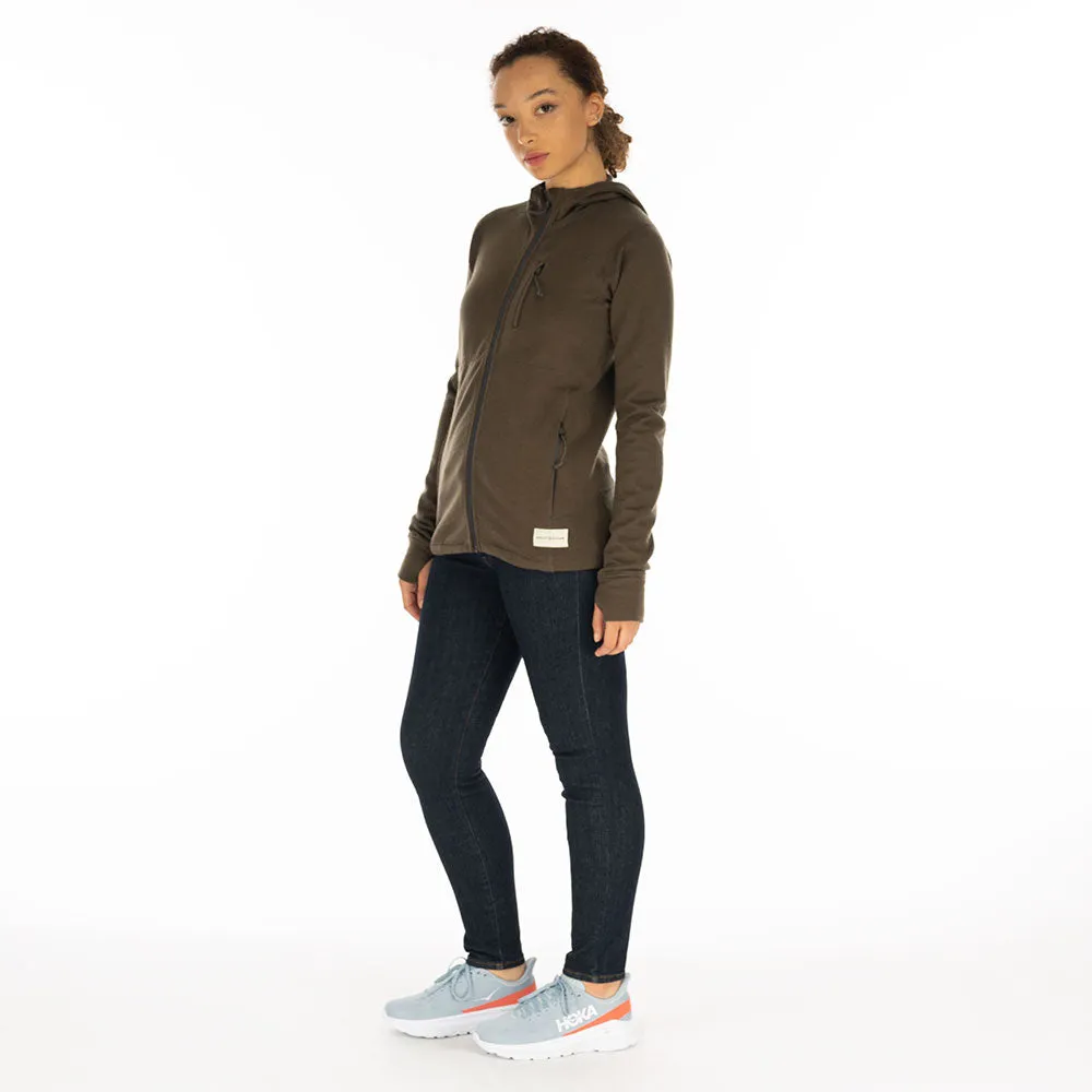 Eldorado Merino Hoodie Jacket - Deep Olive