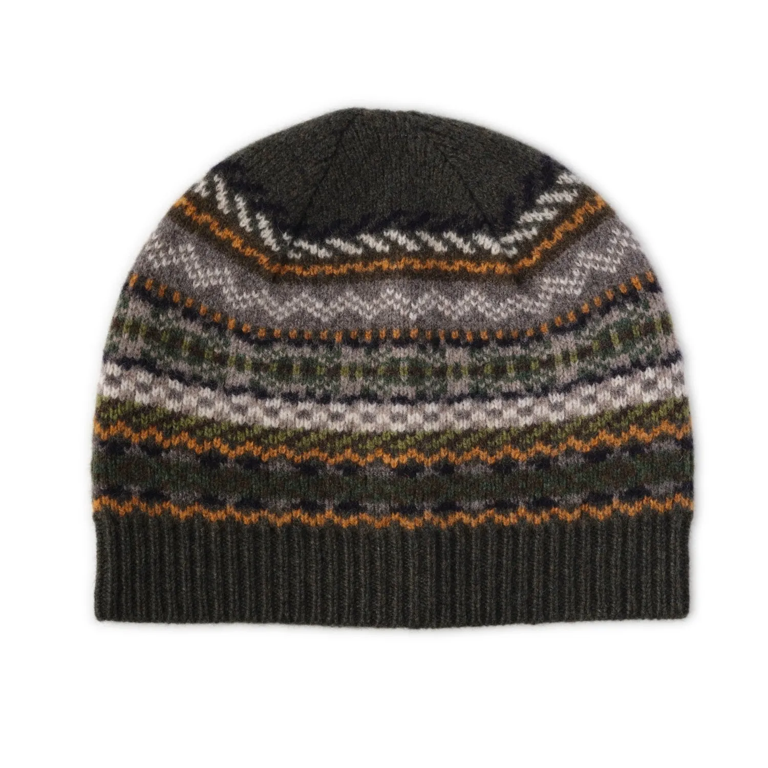 Fairisle Patterned Mens Fairisle Hat | Lochinver | Lomond