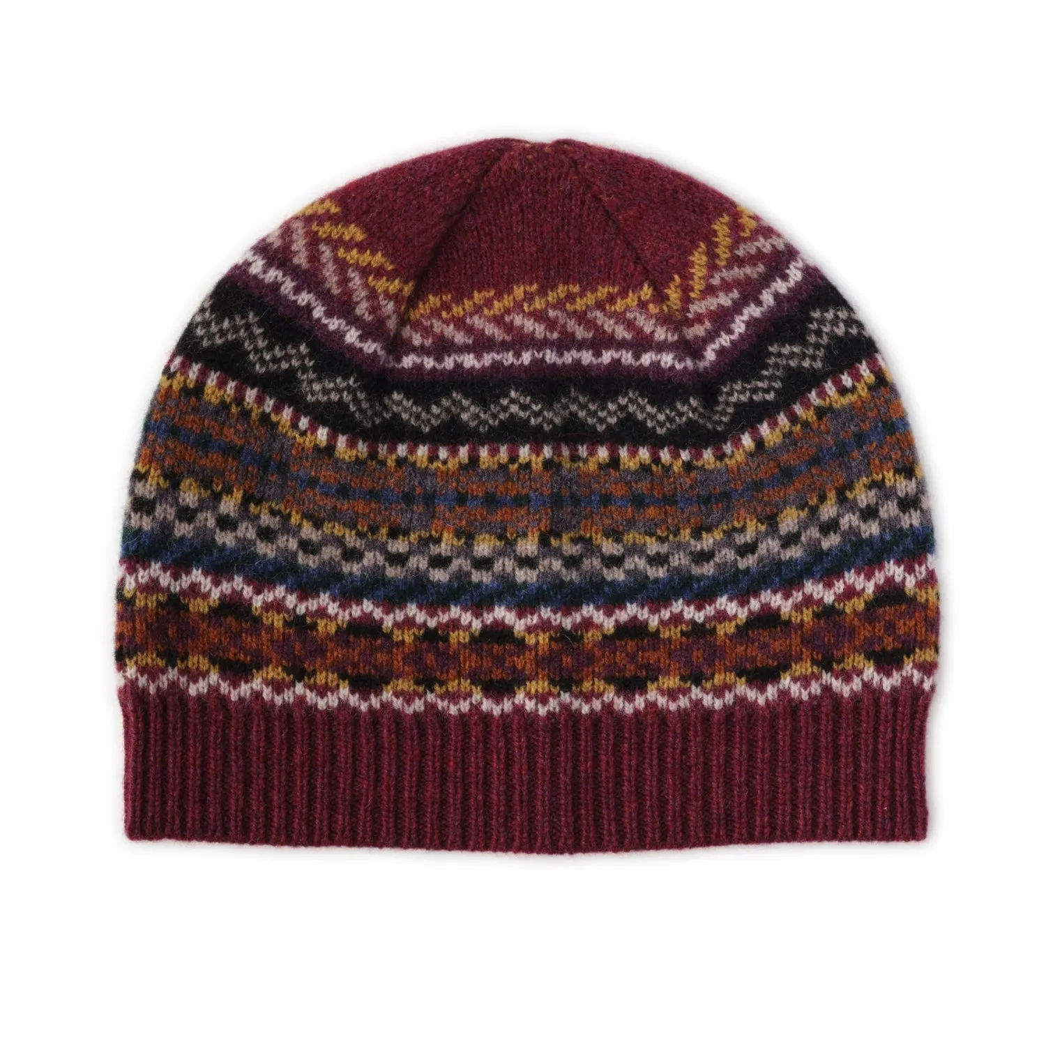 Fairisle Patterned Mens Fairisle Hat | Lochinver | Lomond