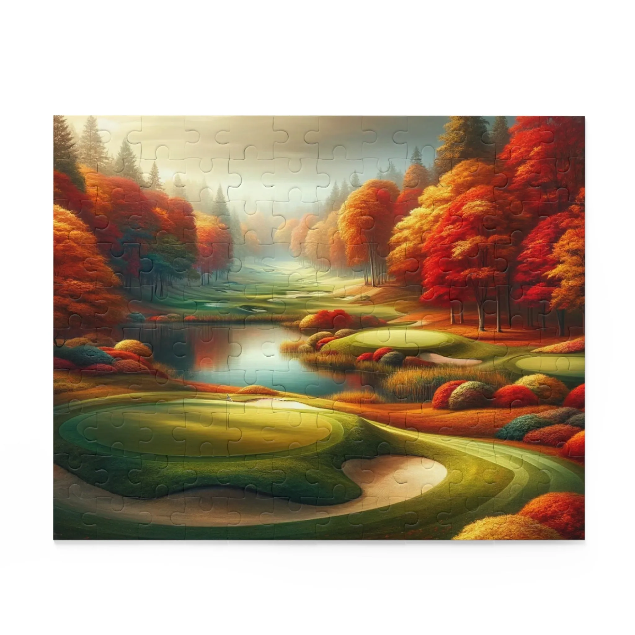 FALL Golf Puzzle (120, 252, 500-Piece)