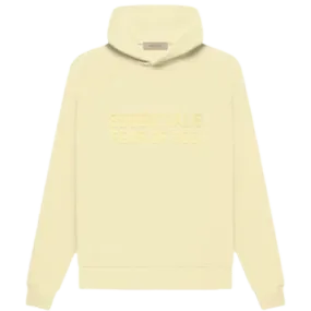 FEAR OF GOD ESSENTIALS LOGO CANARY HOODIE 'FW22'