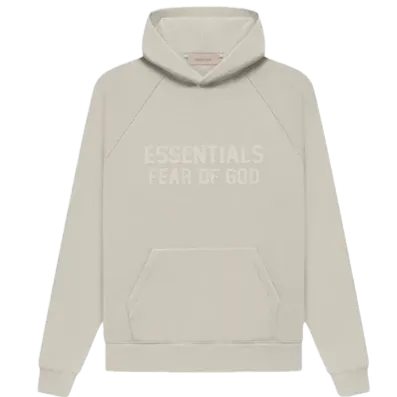 FEAR OF GOD ESSENTIALS LOGO SMOKE HOODIE 'FW22'