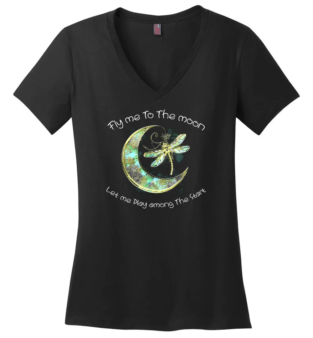 Fly Me To The Moon V-necks