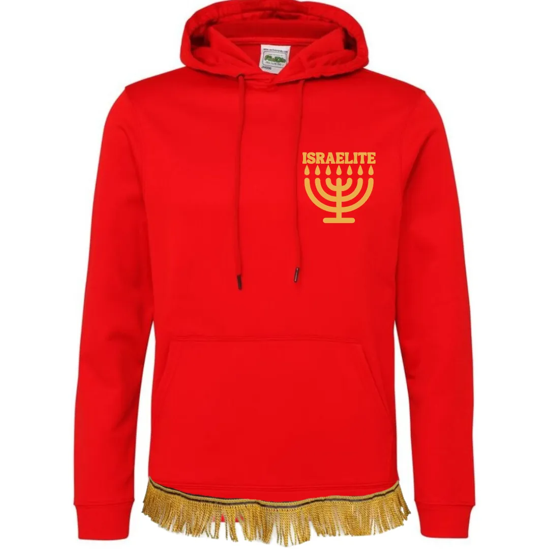 ISRAELITE Menorah Adult Hoodie