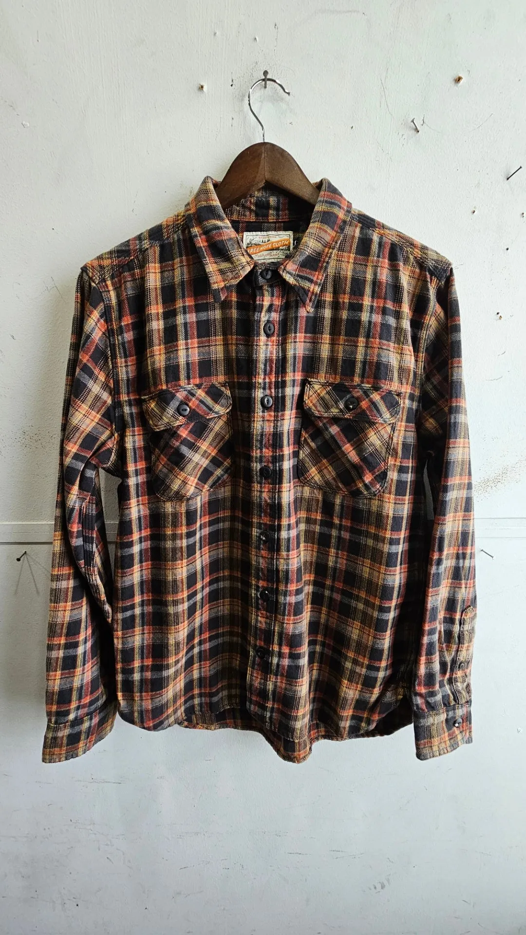 Jepson Shirt | Black Plaid | Freenote Cloth