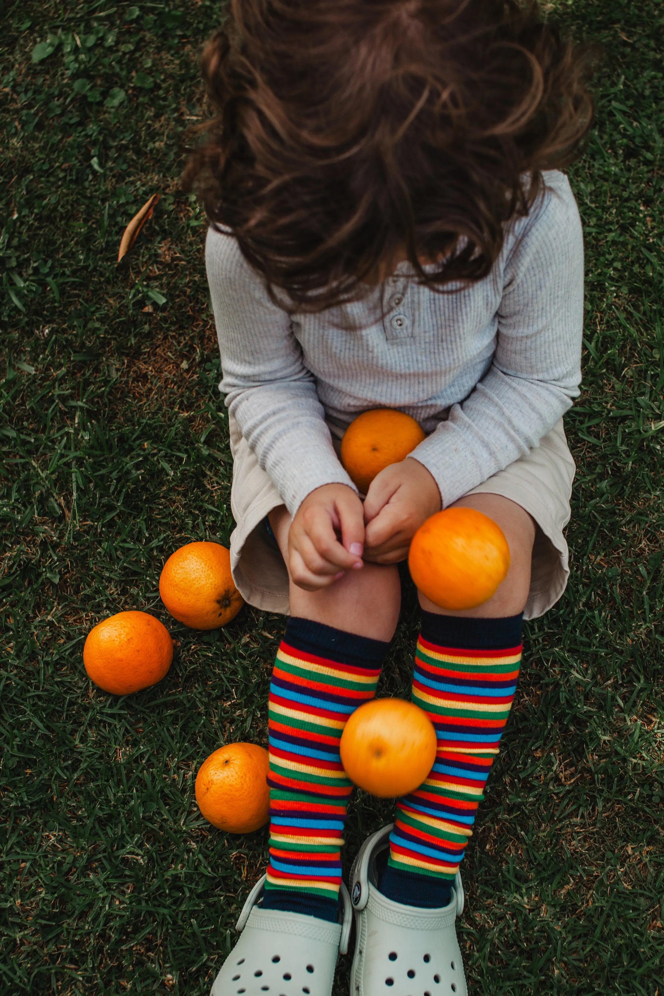 Jester Knee-High Merino Socks (NB-3 months, 1-2 years, and 8-12 years)