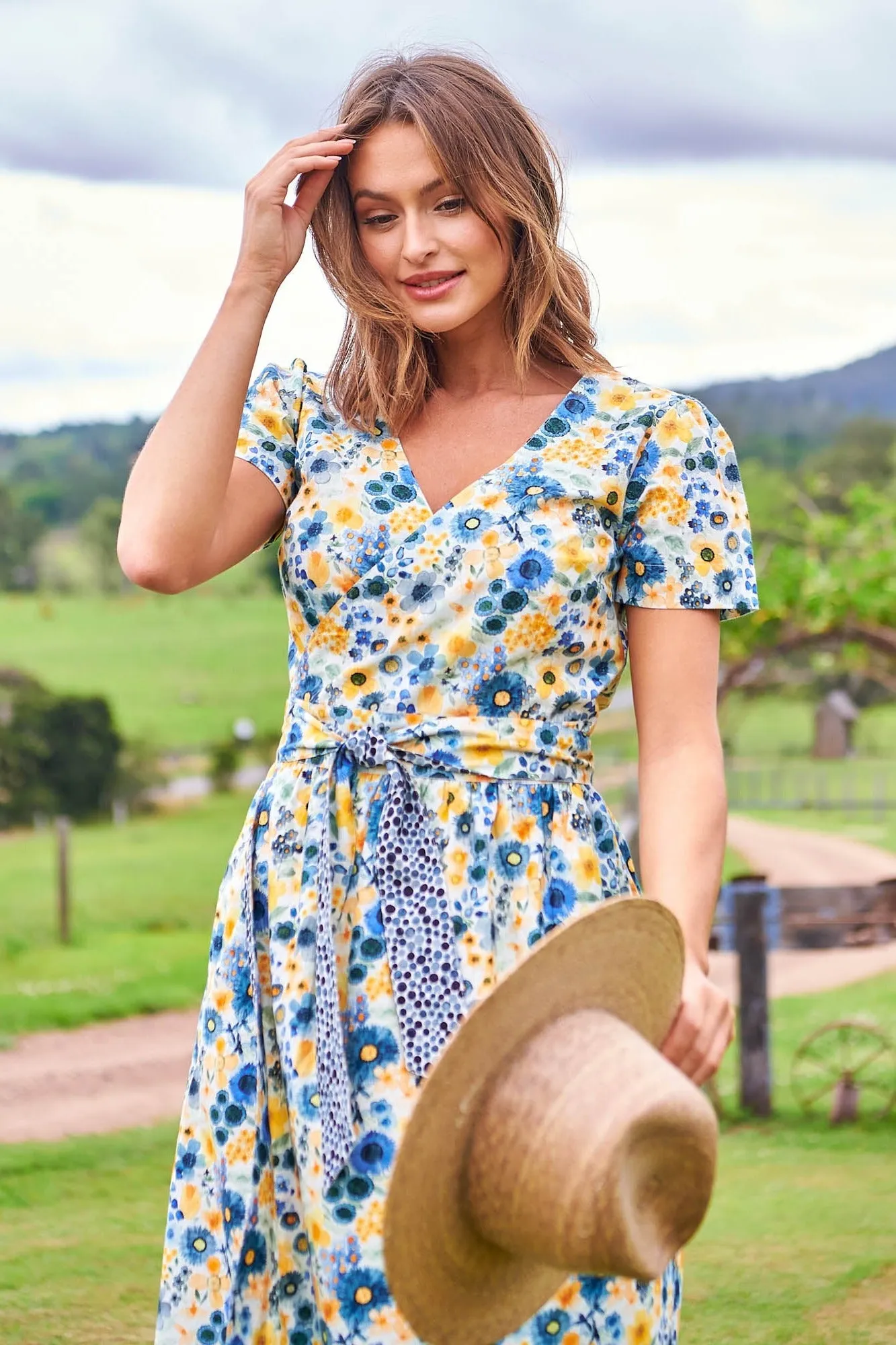 Jones Wrap Dress Wildflower