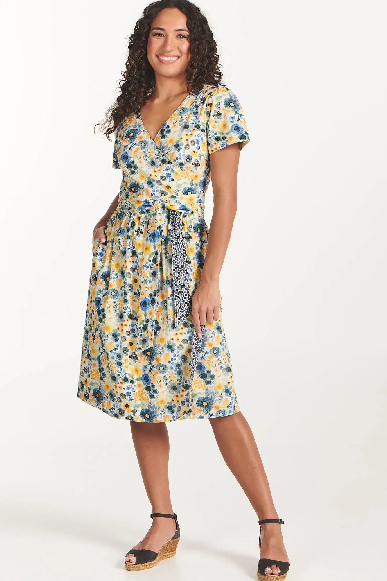 Jones Wrap Dress Wildflower