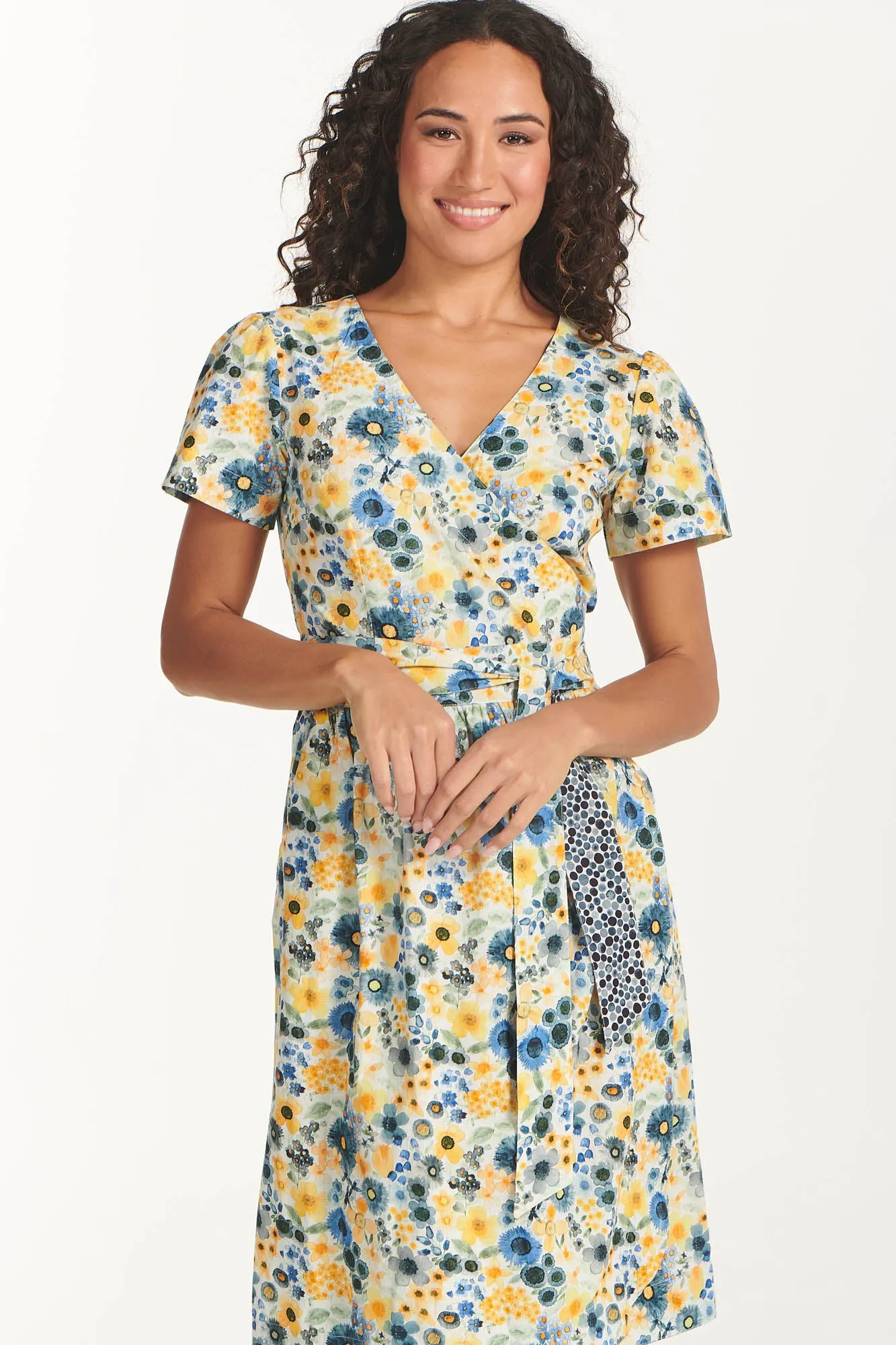 Jones Wrap Dress Wildflower