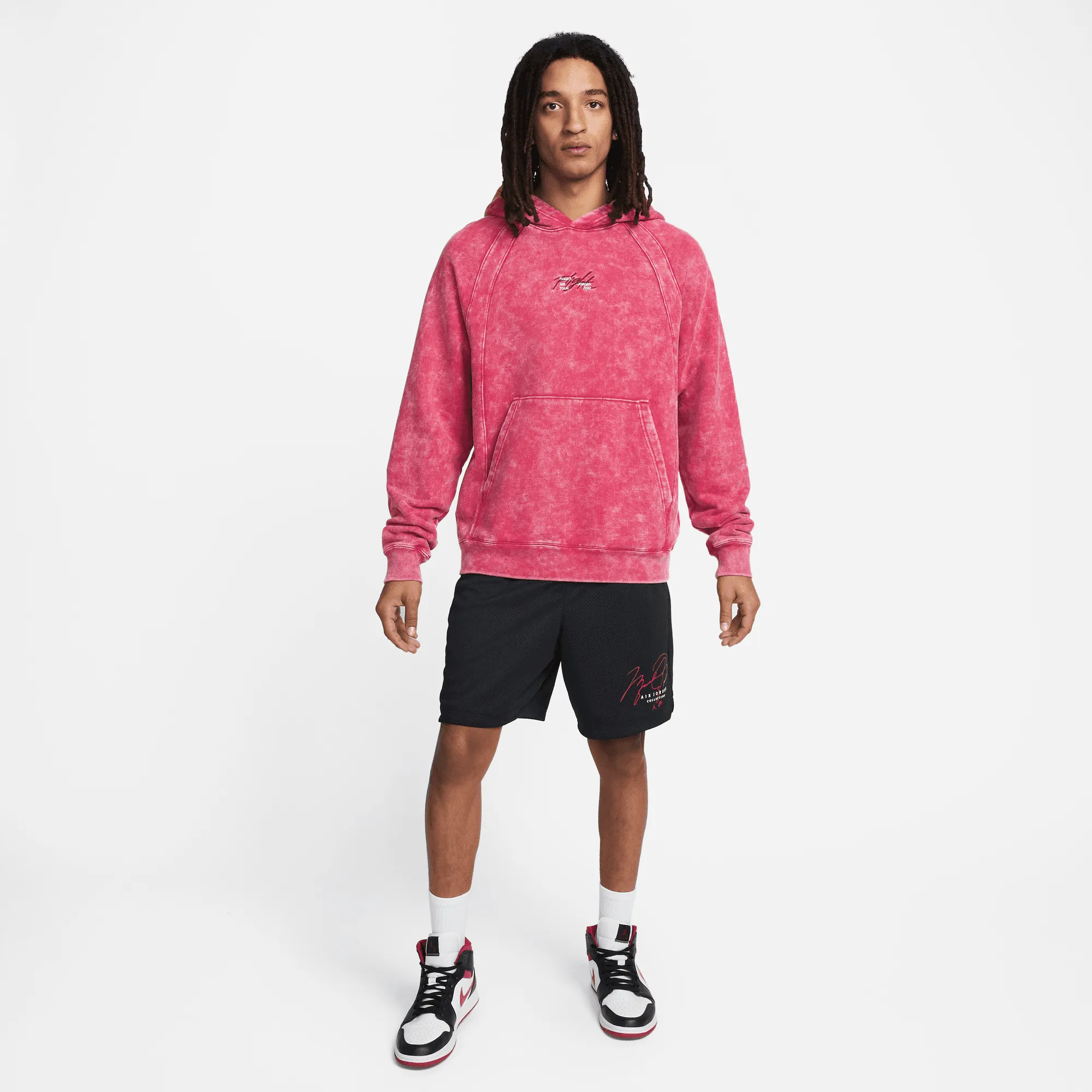 Jordan Flight Heritage Hoodie 'Red'