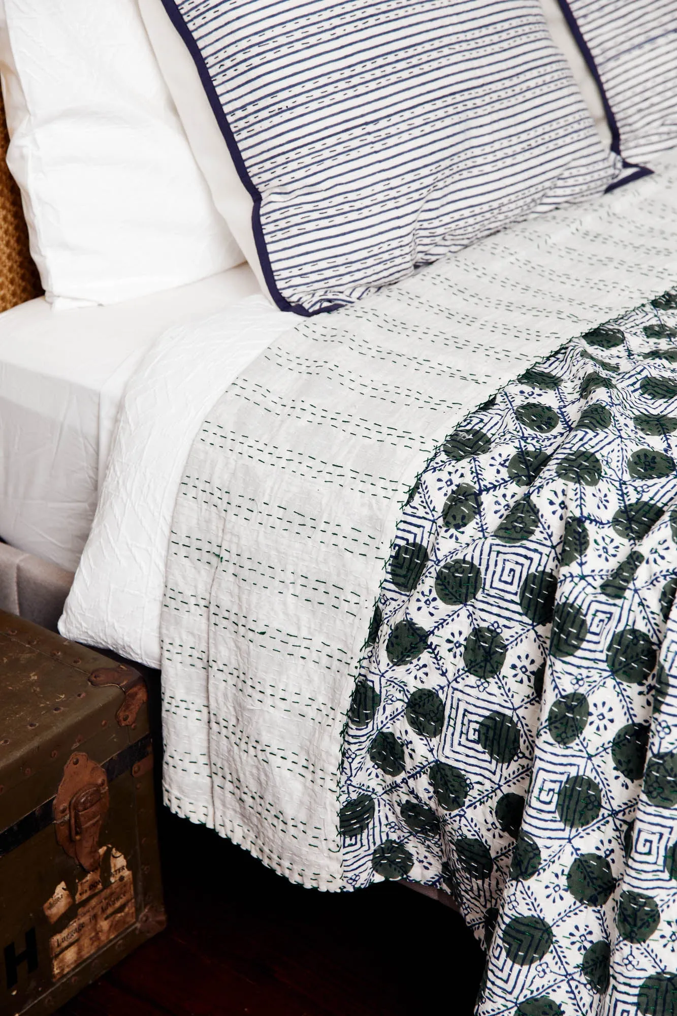 Kantha Quilt Labyrinth