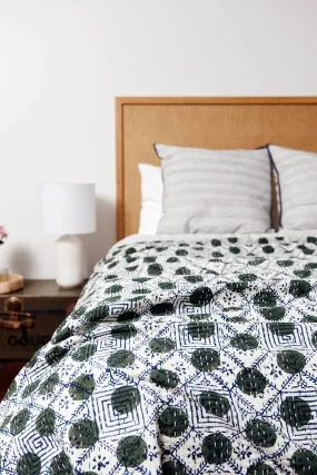 Kantha Quilt Labyrinth