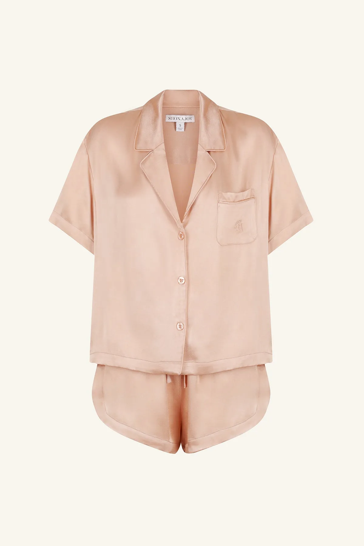 LA LUNE LOUNGE SHIRT SET - DESERT ROSE