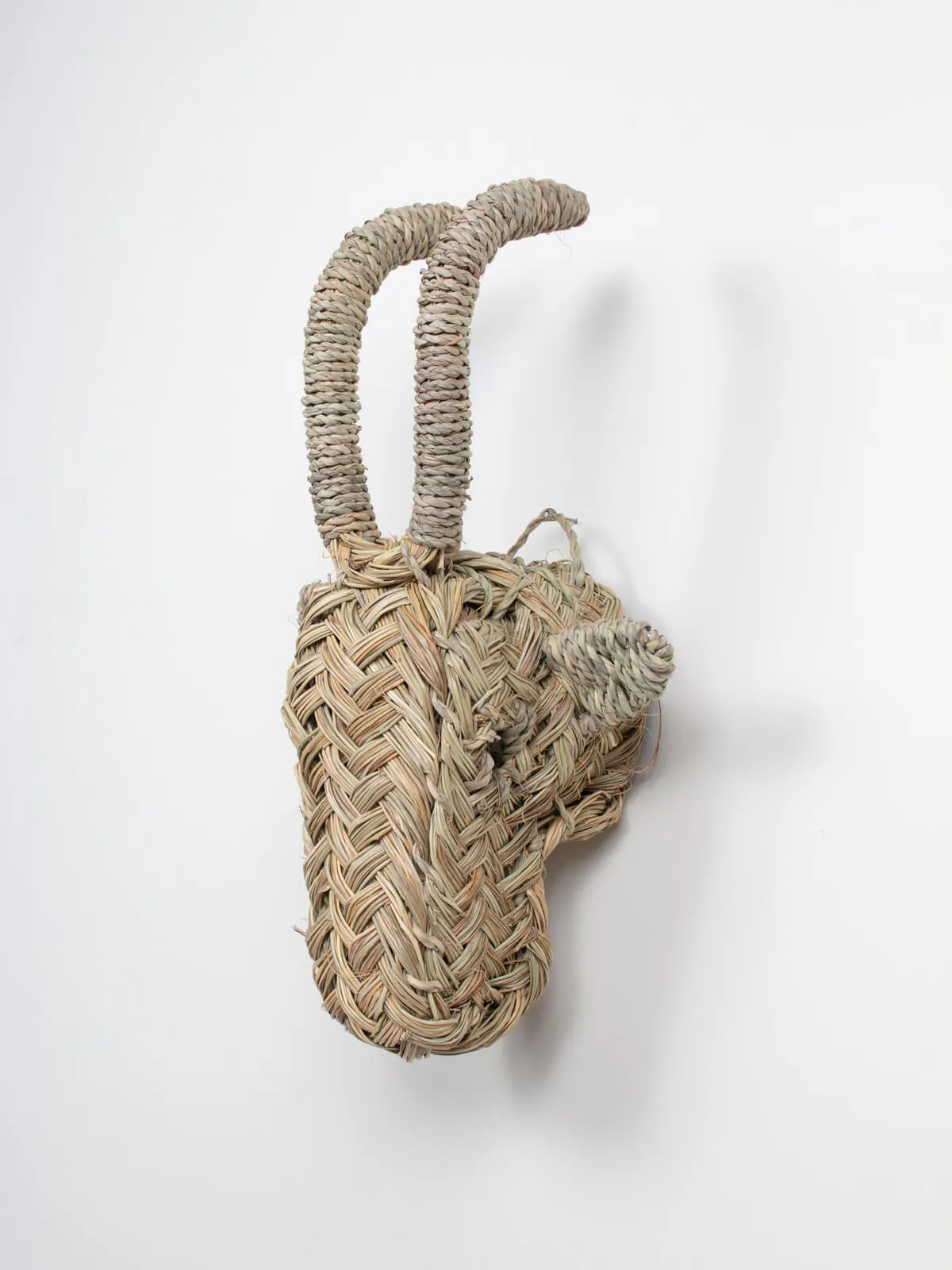 Mini Woven Animal Head, Goat