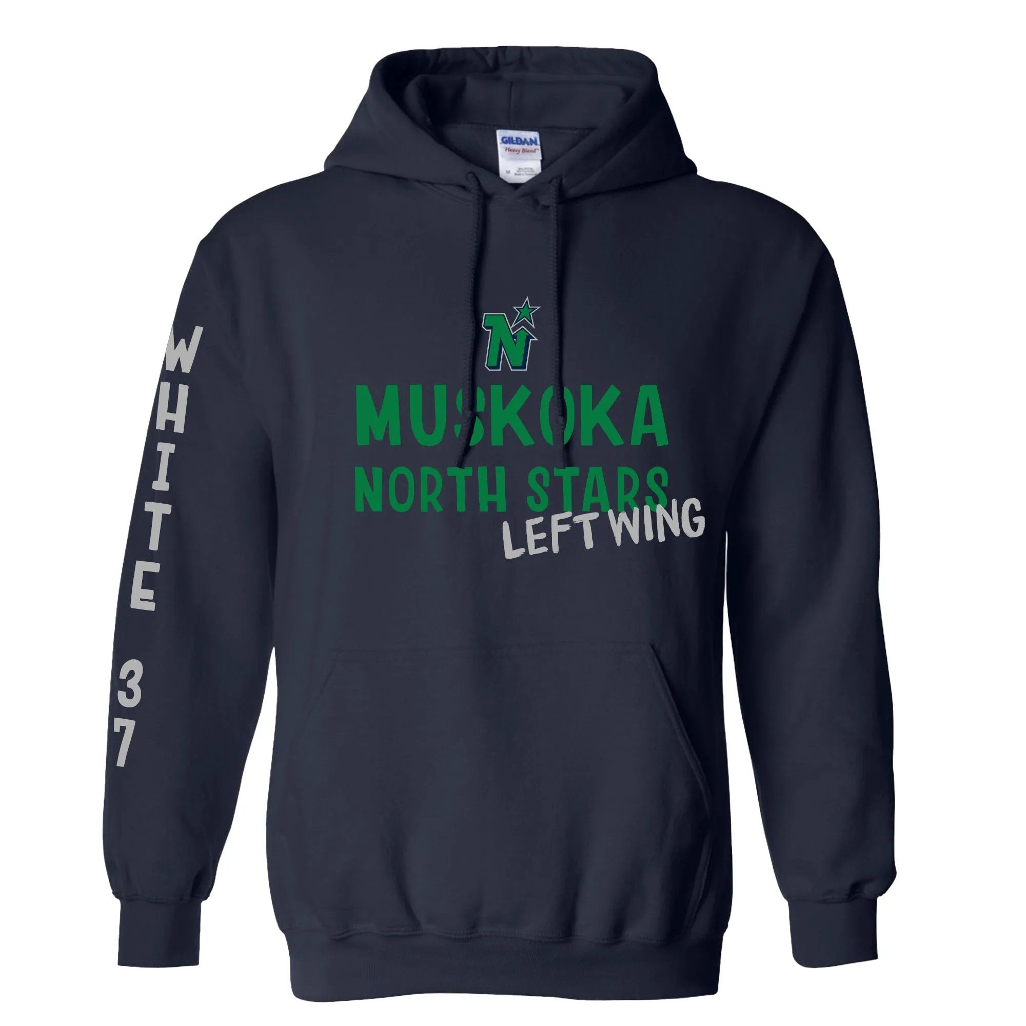 MUSKOKA NORTH STARS HOCKEY - Position Personalized Hoodie Youth & Adult