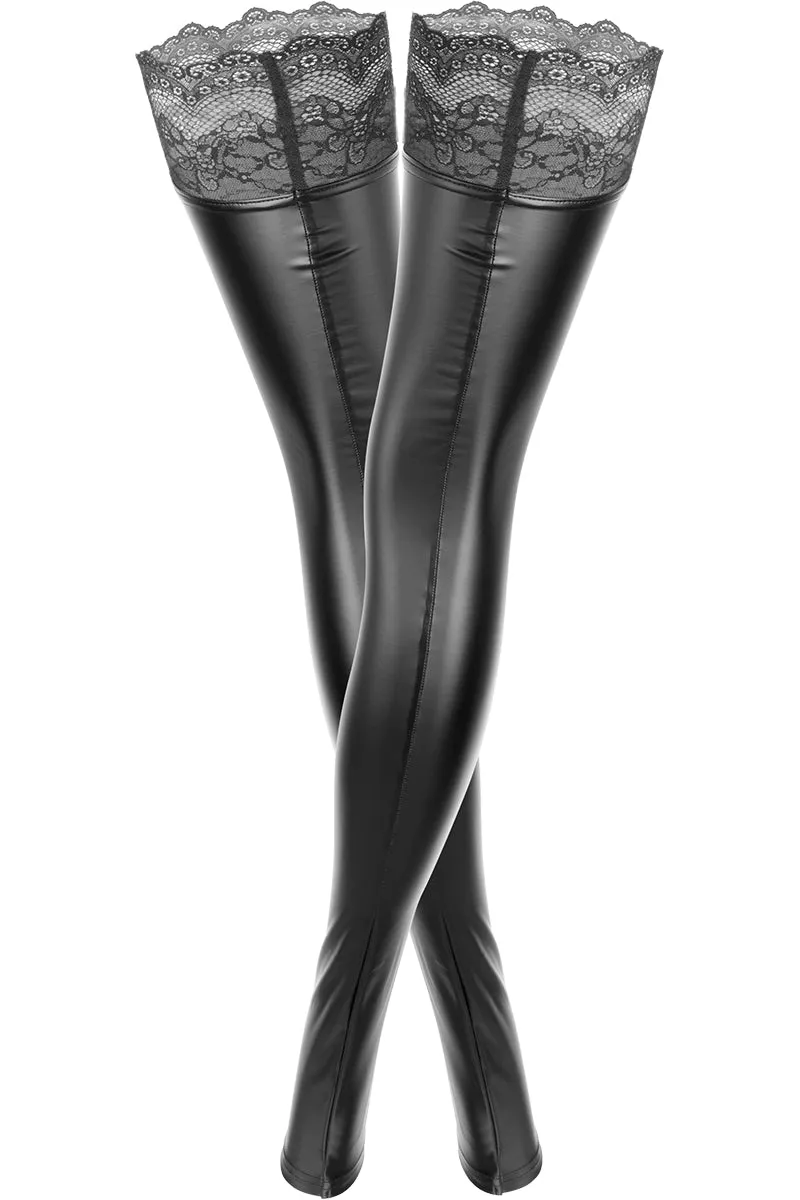 Noir Handmade Superstar Powerwetlook Stockings