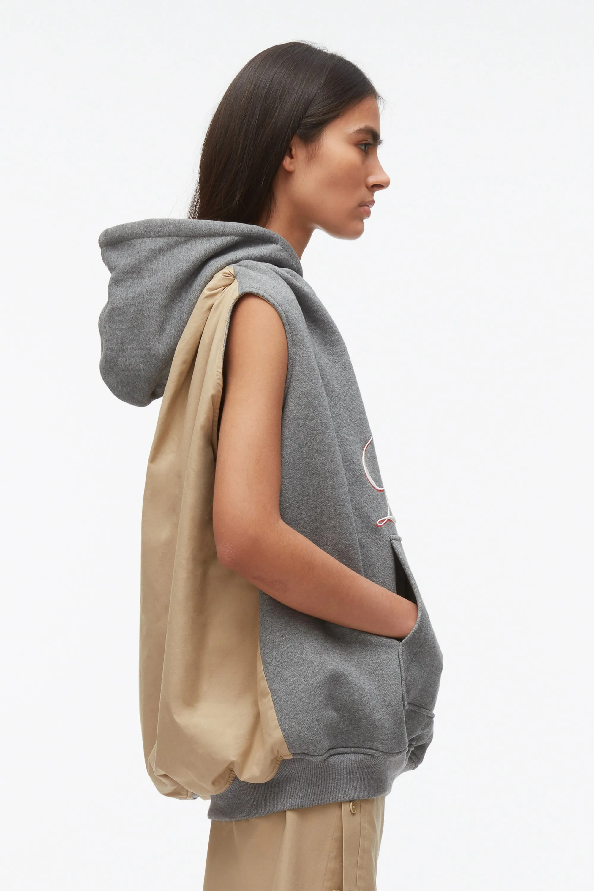 NY Lover Reversible Sleeveless Hoodie