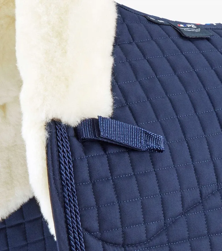 PEI Close Contact Merino Wool Dressage Pad (Navy/Natural)