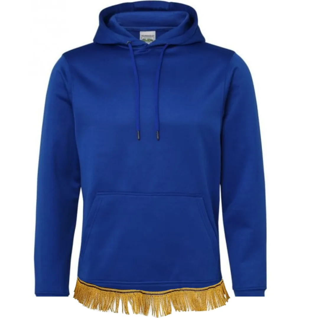 Plain Adult Hoodie with Fringes