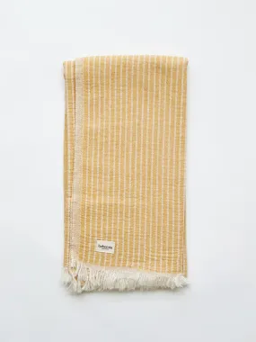 Portobello Hammam Towel, Mustard