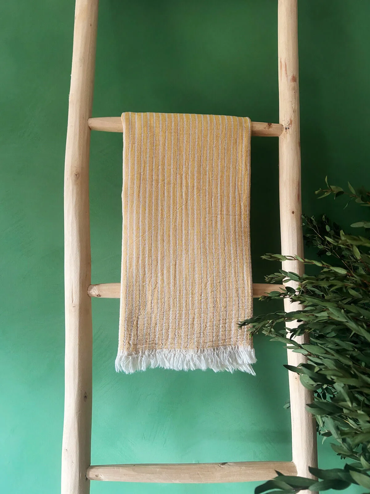 Portobello Hammam Towel, Mustard