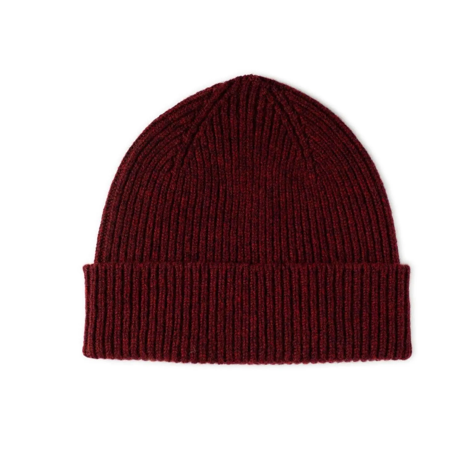 Ribbed Beanie | Wool Hat for Men and Women |  Clyde | Lomond Lambswool