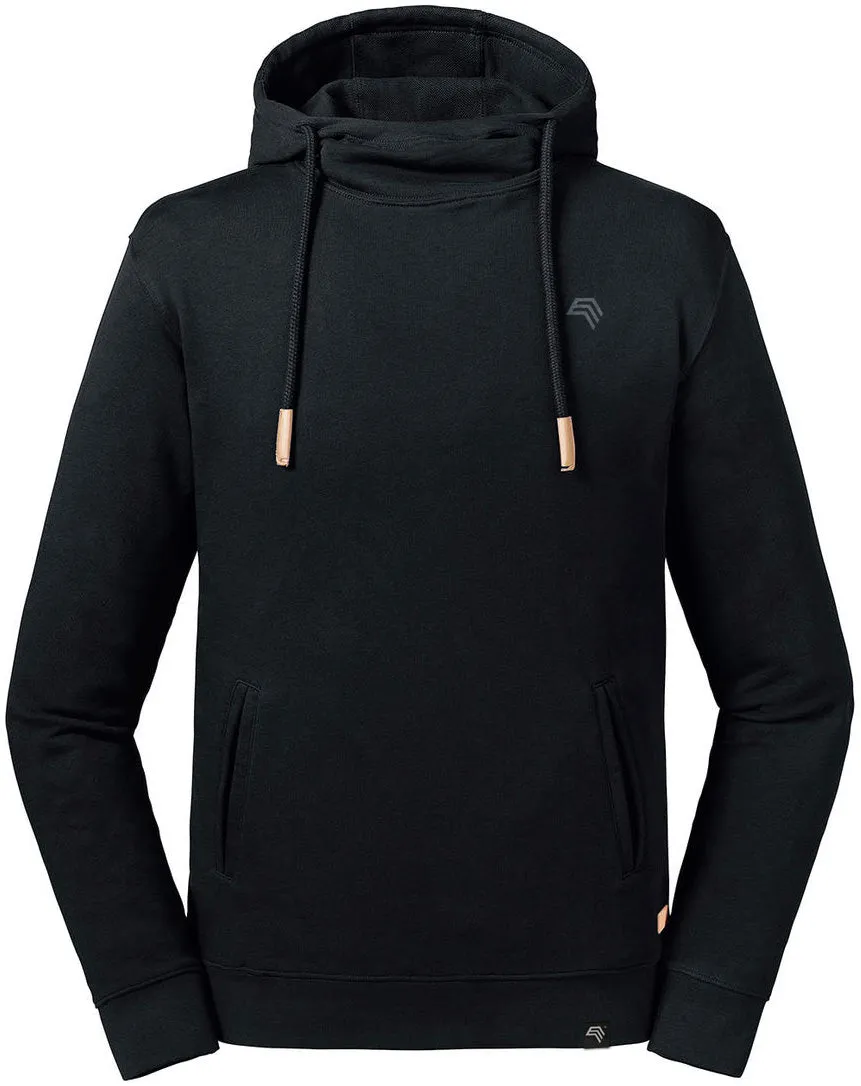 RLL 209M Bio-Baumwolle High Collar Hoodie Sweatshirt