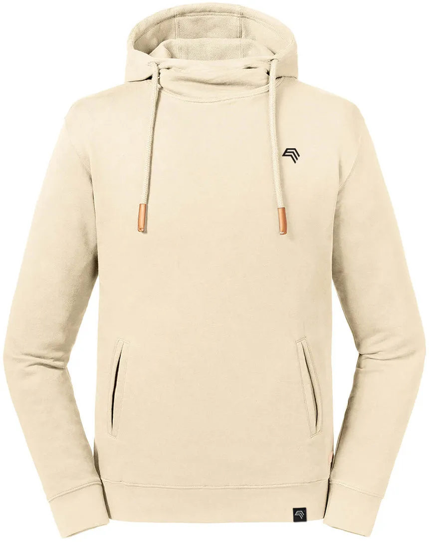 RLL 209M Bio-Baumwolle High Collar Hoodie Sweatshirt