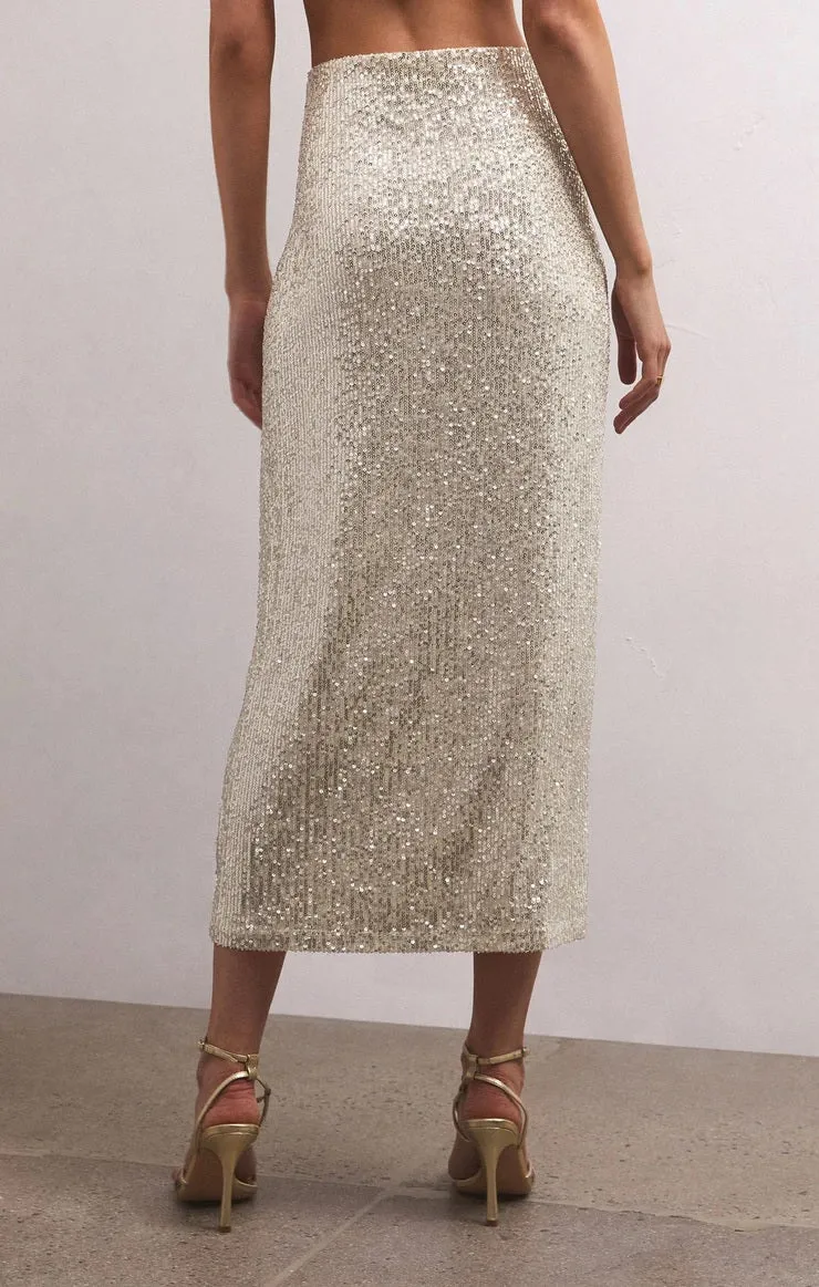 Saturn Sequin Skirt