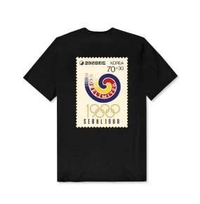 SEOUL 88 STAMP TEE (BLACK)